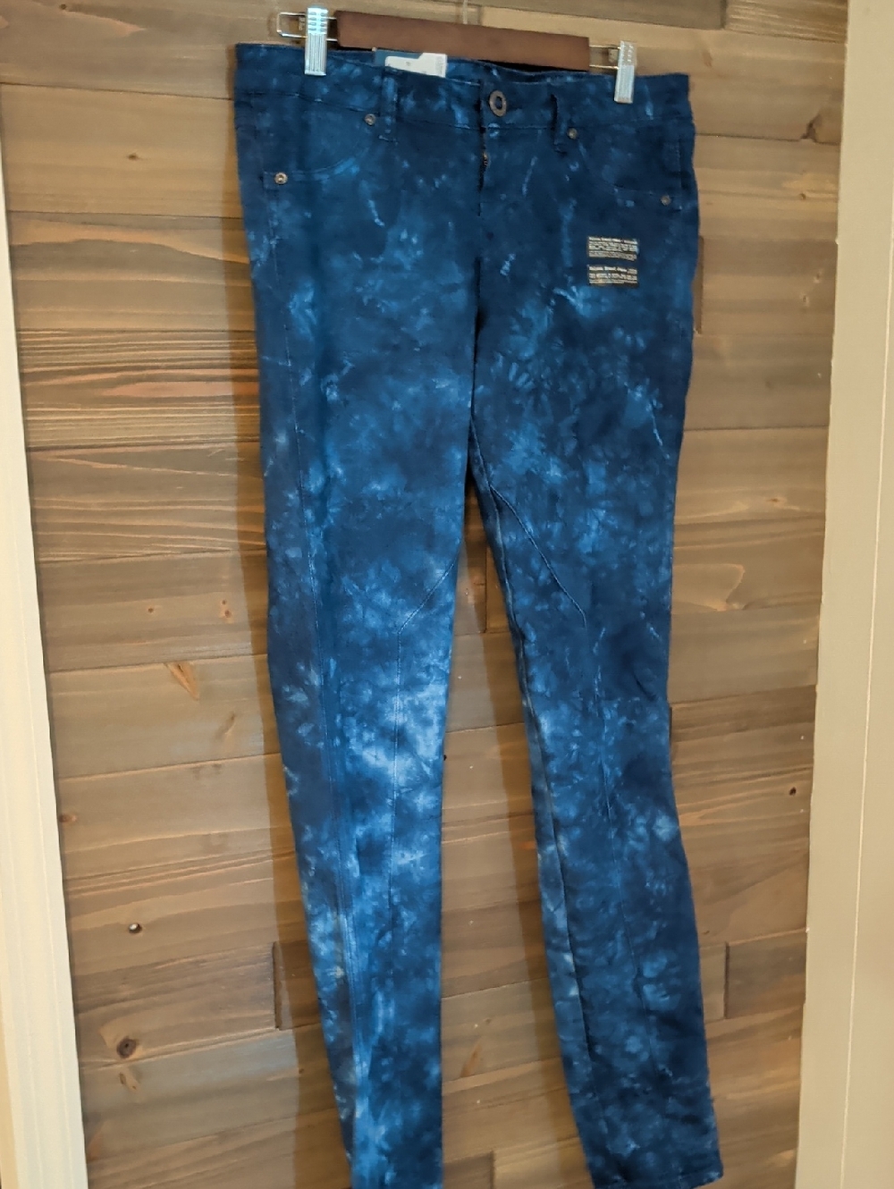 Liberated By Volcom Jeans Women’s Tie-Dye Navy Skinny Jeans